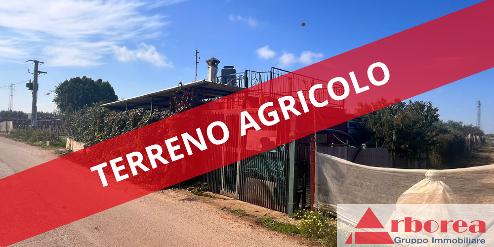 Terreno agricolo con frutteto e deposito attrezzato